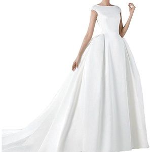 Wedding dress PROMNOVAS Satin Ball Gown Brida